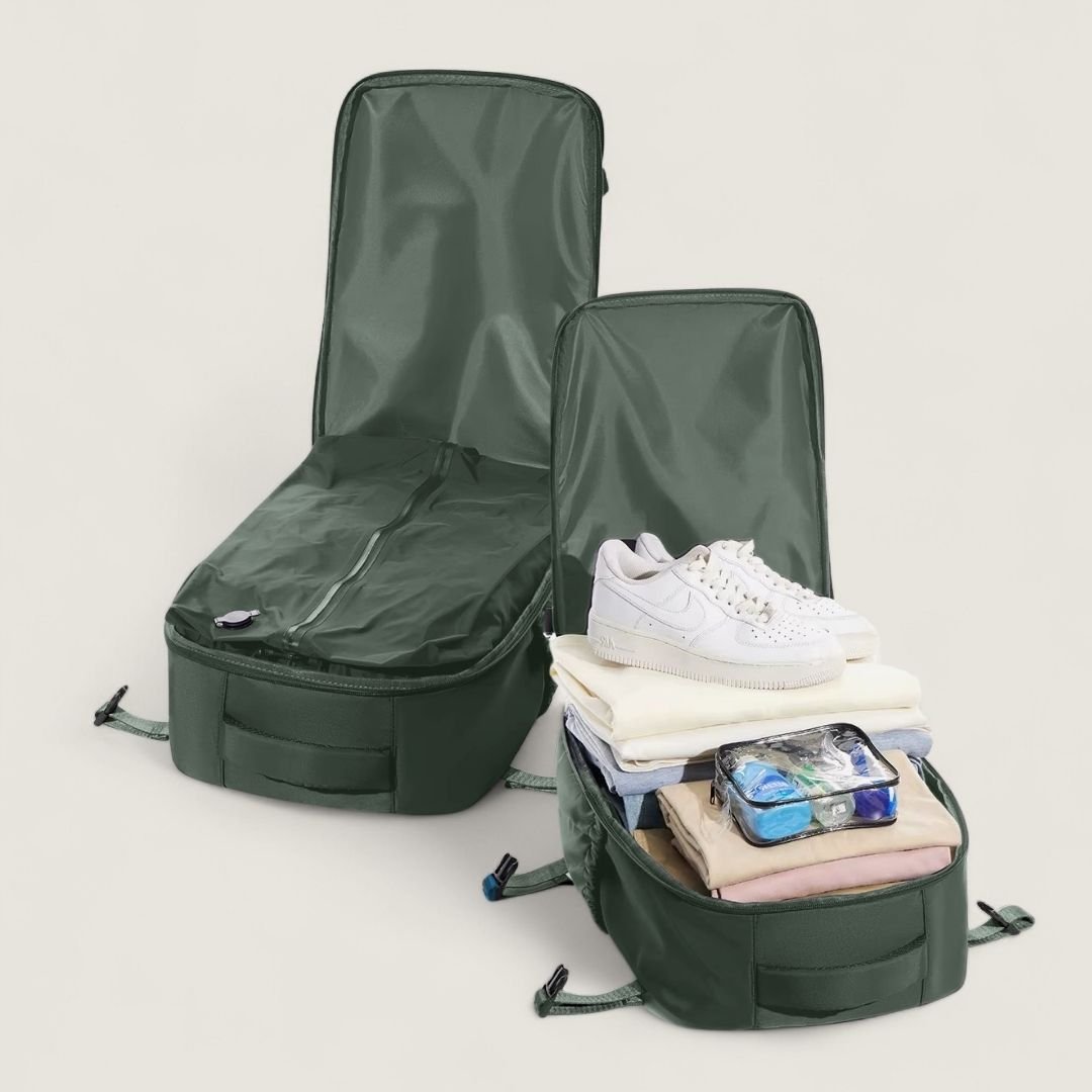 Vacuum Compression Travel Backpack with Pump