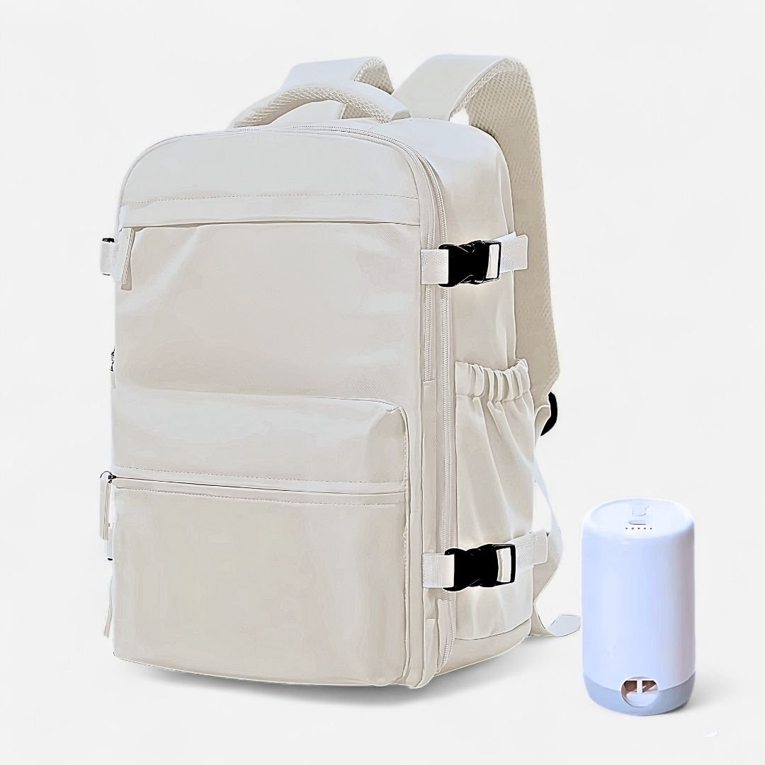 Vacuum Compression Travel Backpack with Pump